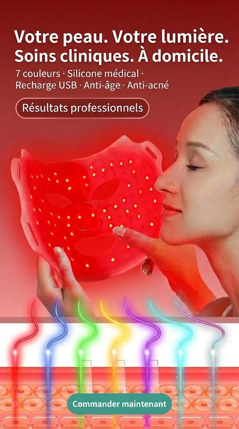 Masque LED 7 Couleurs